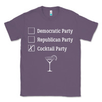 Lavender democratic republican cocktail party funny Classic Tee - artisFamous