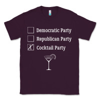 Plum democratic republican cocktail party funny Classic Tee - artisFamous