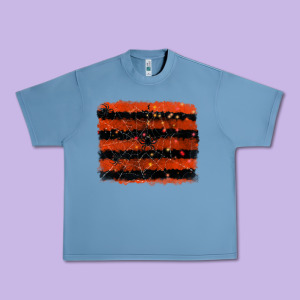 Halloween Spider Backround Urban Heavy Tee Designed By Ranaportraitstore