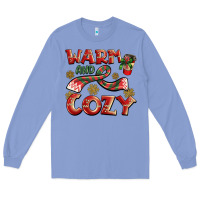 Colony Blue warm and cozy Long Sleeve Tee - BarkalooDesign