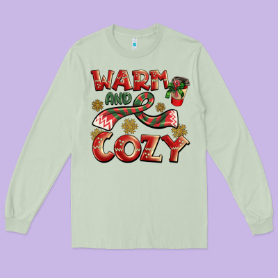 Warm And Cozy Long Sleeve Tee Designed By Barkaloodesign