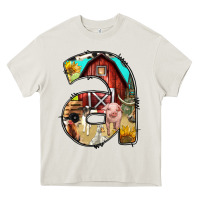 Cream farm life alphabet lowercase letters a Heavy Core Tee - BundleAndBundleShop