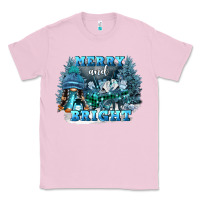 Bubblegum Pink merry and bright Classic Tee - FaDigitalArtStudio