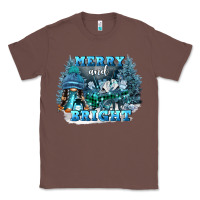 Chestnut merry and bright Classic Tee - FaDigitalArtStudio