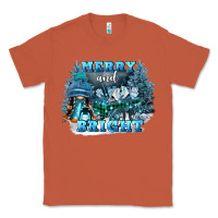 Copper merry and bright Classic Tee - FaDigitalArtStudio