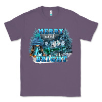 Lavender merry and bright Classic Tee - FaDigitalArtStudio