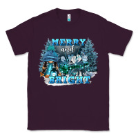 Plum merry and bright Classic Tee - FaDigitalArtStudio