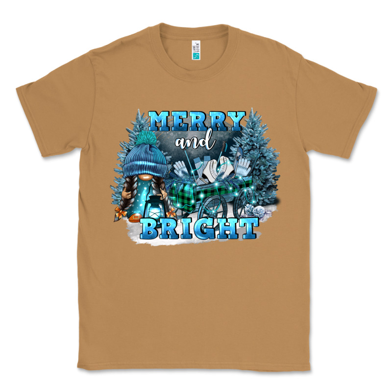 Merry And Bright Classic Tee by FaDigitalArtStudio | Teevron