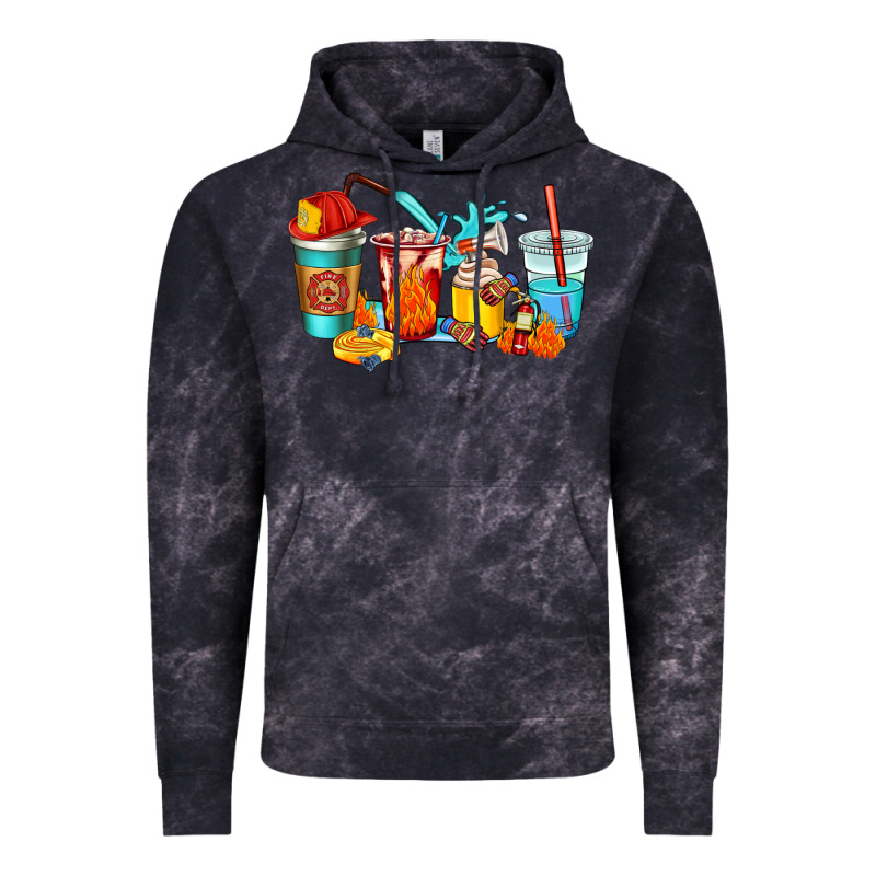 Firefighter Coffee Cups Vintage Hoodie by AdoDesignShop | Teevron