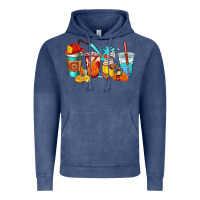 Vintage Denim firefighter coffee cups Vintage Hoodie - AdoDesignShop