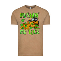 Vintage Coffee pushin' my luck Vintage Tee - Artiststas