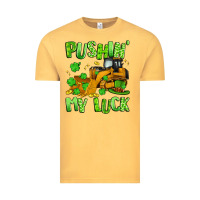 Vintage Mustard pushin' my luck Vintage Tee - Artiststas