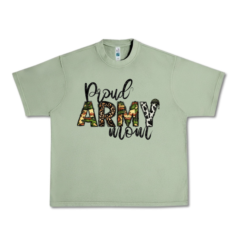 Proud Army Mom Urban Heavy Tee by CowhideDigitalArt | Teevron