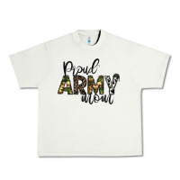 Pistachio proud Army mom Urban Heavy Tee - CowhideDigitalArt