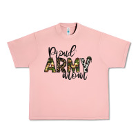 Salmon proud Army mom Urban Heavy Tee - CowhideDigitalArt