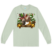 Matcha christmas donkey candy house Long Sleeve Tee - BarkalooDesign