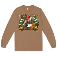 Toasted Coconut christmas donkey candy house Long Sleeve Tee - BarkalooDesign