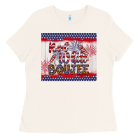 Bone red white boujee Ladies Tee - Artiststas