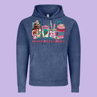 Licensed Practical Nurse  Coffee Cup Vintage Hoodie Designed By Adodesignshop