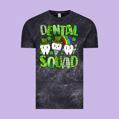 St. Patricks Day Dental Squad Vintage Tee Designed By Artiststas