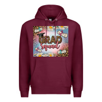 Burgundy grad squad Premium Hoodie - AdoDesignShop