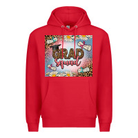 Red grad squad Premium Hoodie - AdoDesignShop