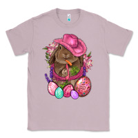 Lilac Cowboy Rabbit Easter Classic Tee - BundleAndBundleShop