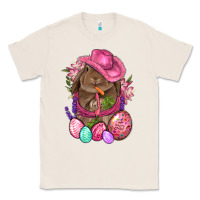 Natural Cowboy Rabbit Easter Classic Tee - BundleAndBundleShop