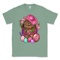 Sage Cowboy Rabbit Easter Classic Tee - BundleAndBundleShop