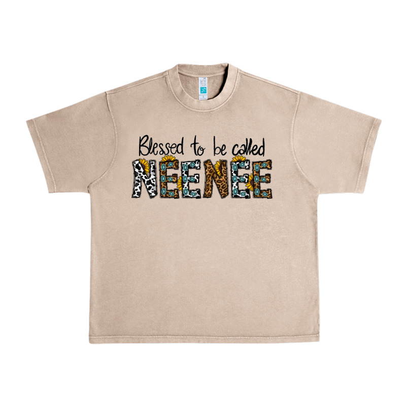 Blessed To Be Called Neenee Urban Heavy Tee by CowhideDigitalArt | Teevron