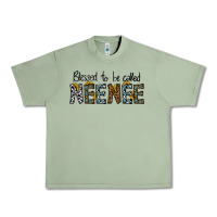 Oil Green blessed to be called neenee Urban Heavy Tee - CowhideDigitalArt