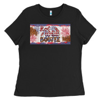 Black red white boujee Ladies Tee - Artiststas