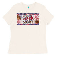 Bone red white boujee Ladies Tee - Artiststas