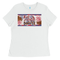 Red White Boujee Ladies Tee | Teevron