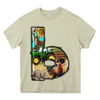 Mossy farm life alphabet lowercase letters b Heavy Core Tee - BundleAndBundleShop