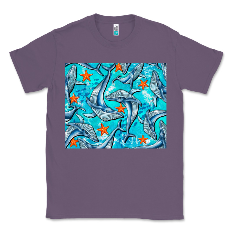 Humpback Whale Mousepad Classic Tee by BarkalooDesign | Teevron