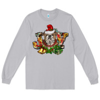 Moon Dust Christmas joy english bulldog Long Sleeve Tee - BarkalooDesign