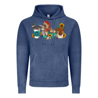 Indian Coffee Cups Vintage Hoodie | Teevron