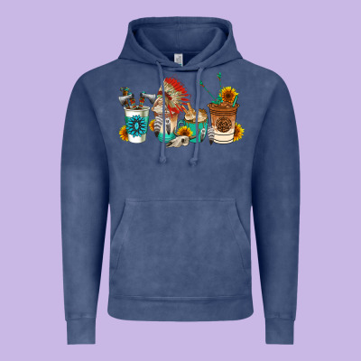 Indian Coffee Cups Vintage Hoodie Designed By Adodesignshop
