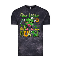 Cloud Black one lucky nurse Vintage Tee - Artiststas