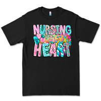 Black Nursing is a work of heart Premium Tee - CowhideDigitalArt