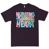 Plum Nursing is a work of heart Premium Tee - CowhideDigitalArt