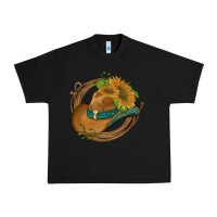 Black western hat with sunflowers and rope Urban Heavy Tee - Artiststas