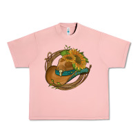 Salmon western hat with sunflowers and rope Urban Heavy Tee - Artiststas