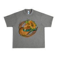 Tornado western hat with sunflowers and rope Urban Heavy Tee - Artiststas