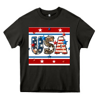 Asphalt 4th of july usa seamless pattern Heavy Core Tee - BundleAndBundleShop