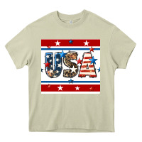 Mossy 4th of july usa seamless pattern Heavy Core Tee - BundleAndBundleShop