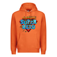 Carrot my dad is my super hero Premium Hoodie - AdoDesignShop