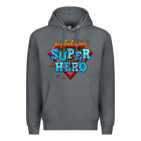 Rock my dad is my super hero Premium Hoodie - AdoDesignShop
