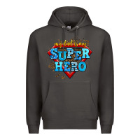 Smoke my dad is my super hero Premium Hoodie - AdoDesignShop
